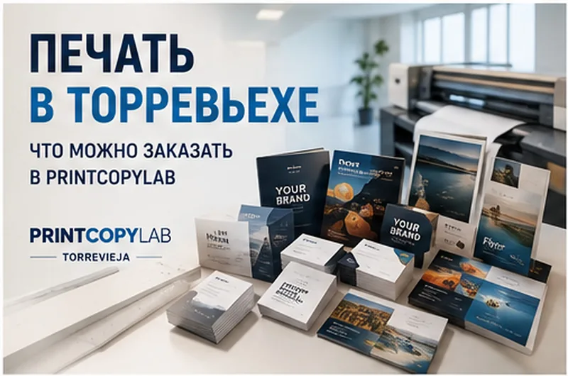 Печать в Торревьехе: что можно заказать в PrintCopyLab